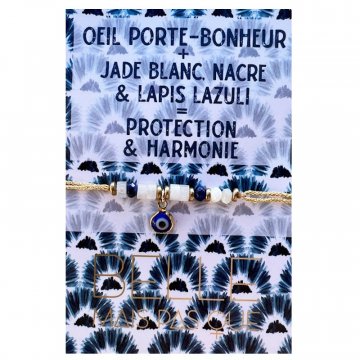 Bracelet Oeil Grec Porte-Bonheur " Proctection et Harmonie"