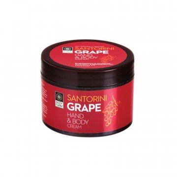 Crème pour Corps et Mains aux raisins de Santorin 200ml