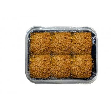 Gâteau grec aux cheveux d'ange Kadaifi : plateau de 6 pièces
