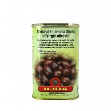 Olive grecque de Kalamata dans l'huile d'olive - 450gr