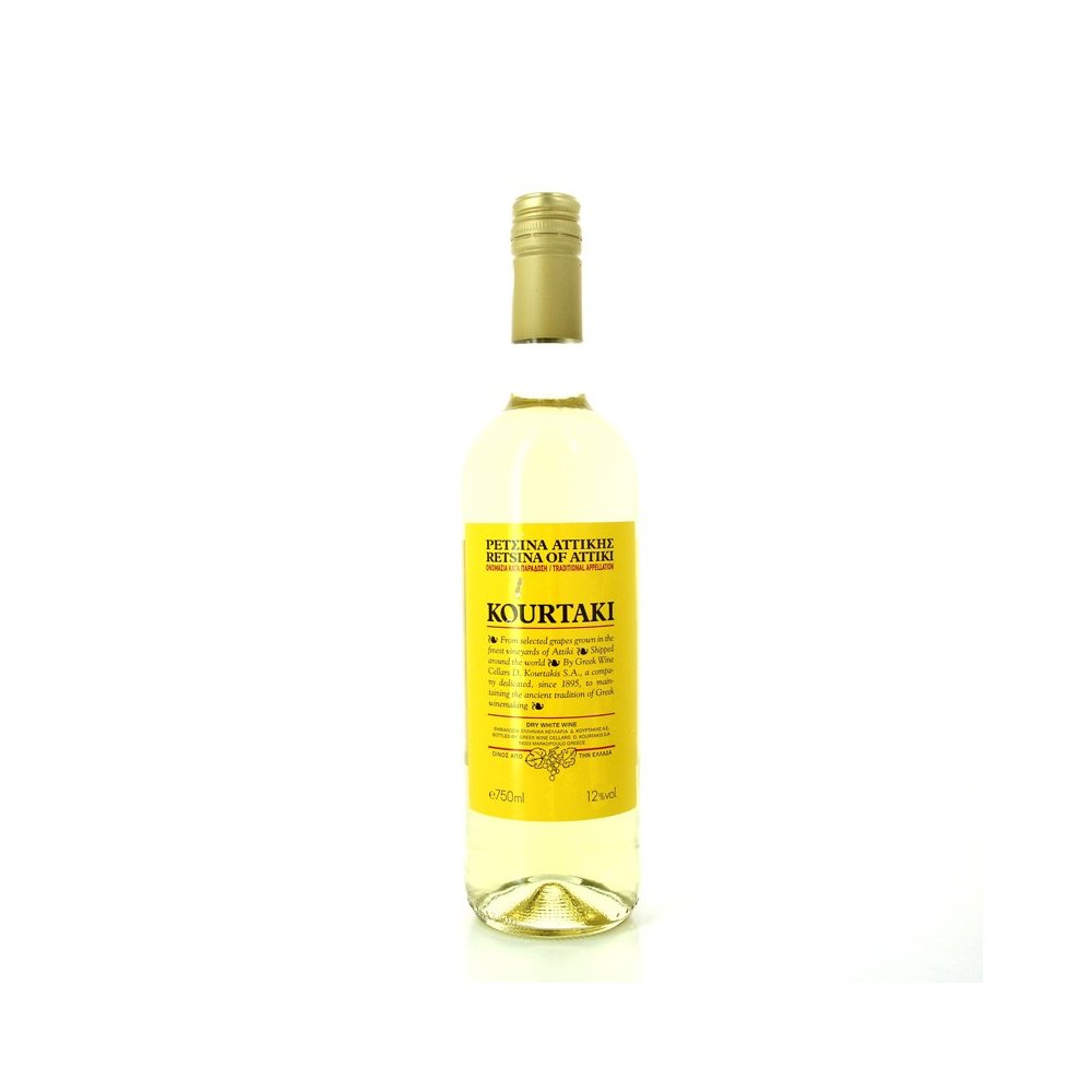 Restina Kourtaki Vin blanc traditionnel de Grèce 750 ml