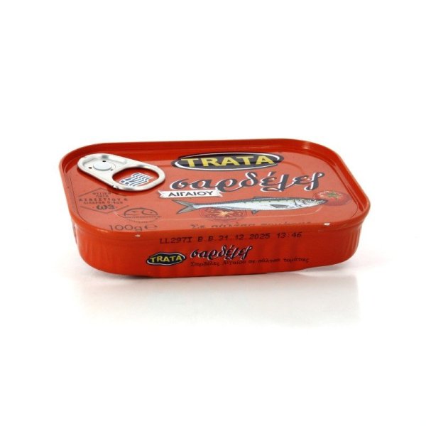 Sardine à la sauce tomate pêchées en mer Égée 100gr Trata