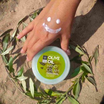 crème main à l'huile d'olive