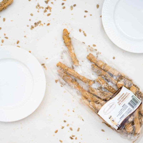 Gressins crétois aux graines de tournesol 250gr