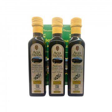 Coffret Agia Triada Huile D'olive Extra Vierge 3x250ml
