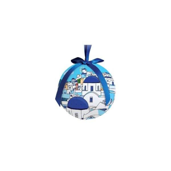Boule Sapin Personnalisée De La Mer Egée