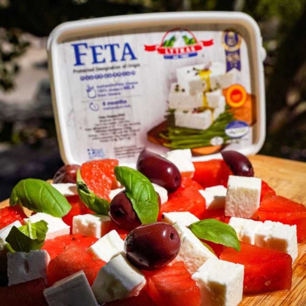 salade avec cubes de feta