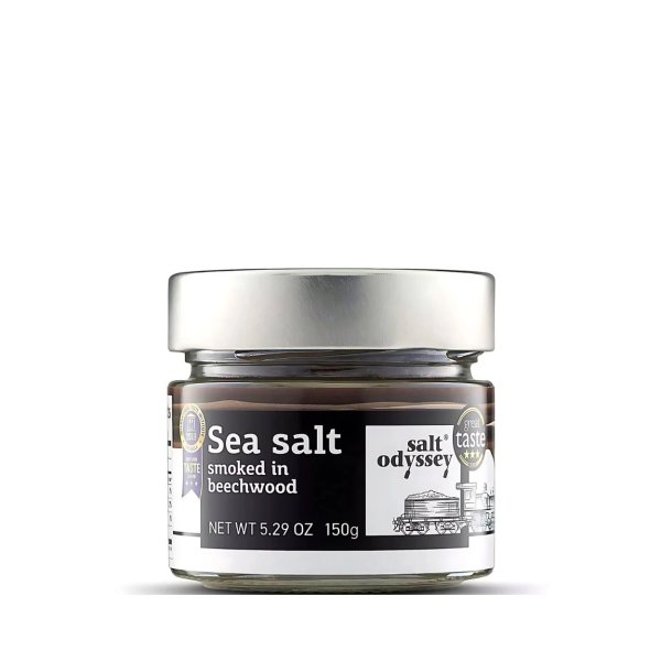 Sel de Mer Fumé au Bois de Hêtre 150g – Salt Odyssey