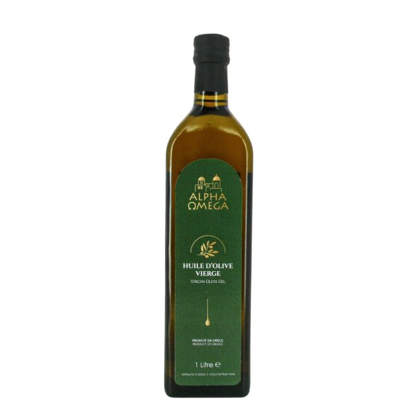 Huile d'Olive Vierge Alpha Oméga - Bouteille 1L