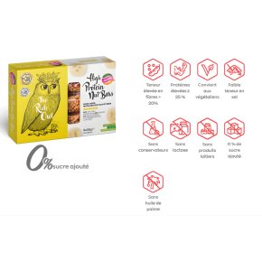 Barres Hyper Protéinées aux Noix et à la Banane 3x28g