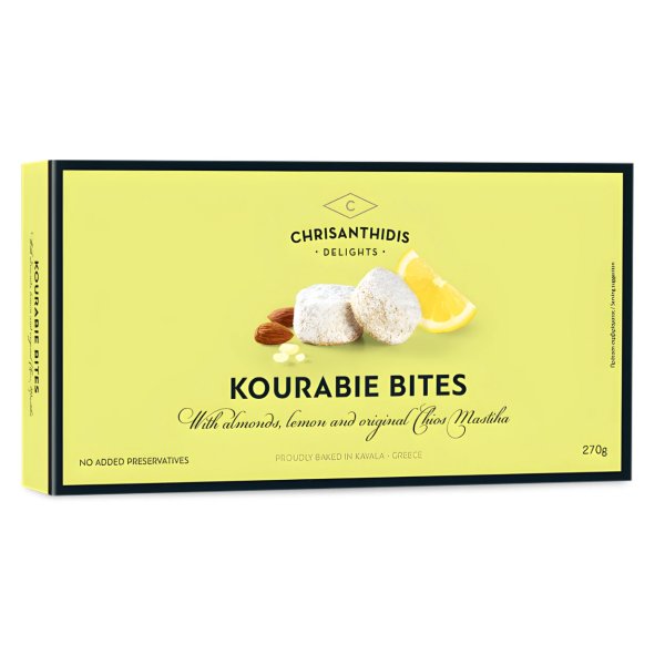 Kourabiedes aux Amandes au Citron et Mastic de Chios 270gr Chrisanthidis