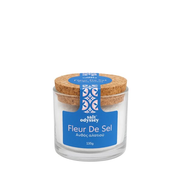 Fleur de Sel Marin 100% Naturelle de Missolonghi Salt Odyssey - 135gr