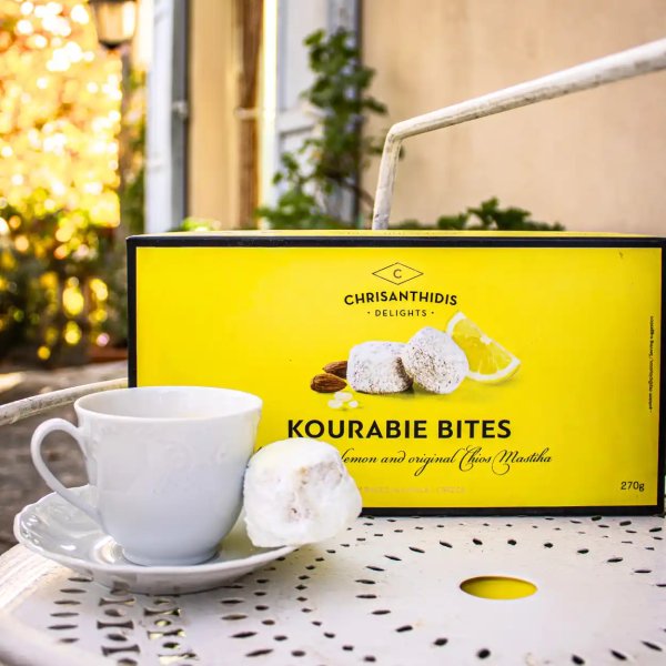 Kourabiedes Amandes Citron et Mastic de Chios 270gr