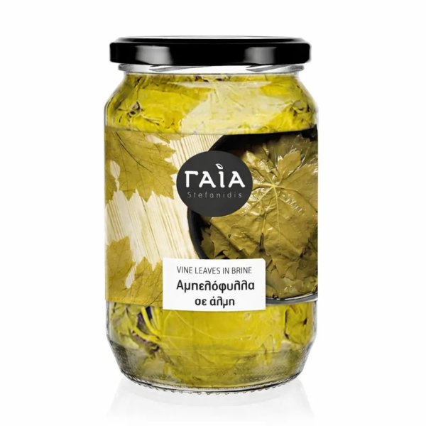 Gaia - Feuilles de Vigne en Saumure 908gr (Net Égoutté 454gr)